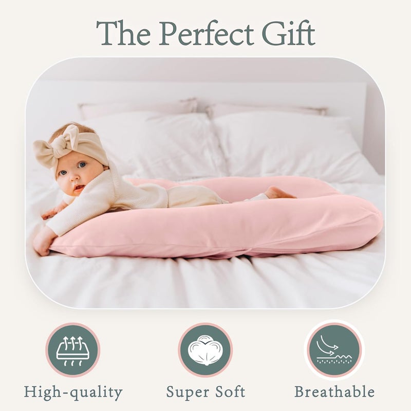 MAXSO Baby Lounger Cover 2Pack  100 Cotton Infant Lounger slipcover Fits Snuggle Me Lounger Machine Washable - Image 4