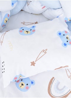FUN MOMENT 7-Piece Baby Cot Bedspread With Snail Partitions  - Image 5