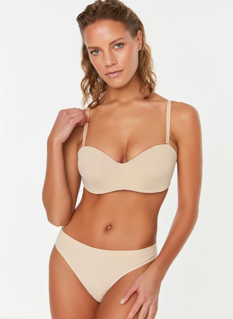 trendyol Lace Detail Plunge Bra