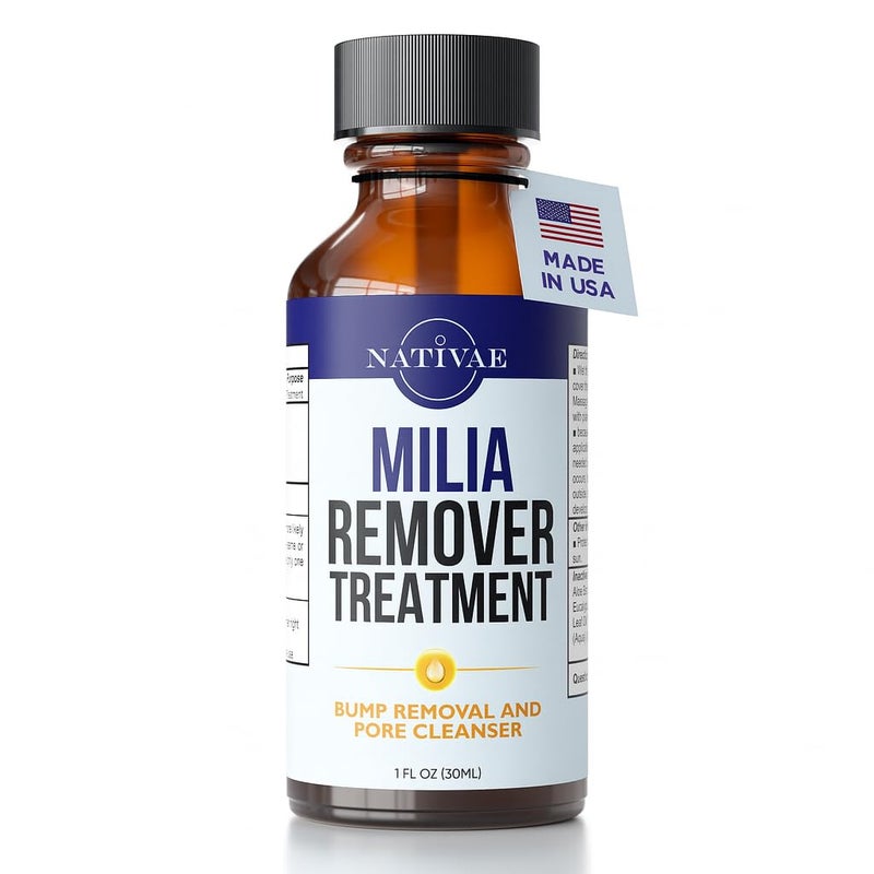 Milia Remover Treatment for Eyes Face Milia Spot Treatment with Salicylic Acid Tea Tree Oil Milia Acne Serum