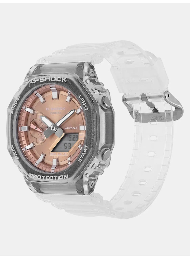 كاسيو ساعة كاسيو جي شوك الشفافة للرجال GA-2100BM-7A5DR - Image 3