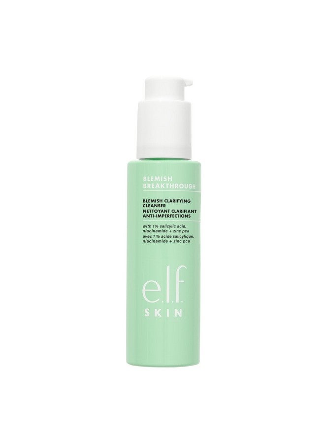 elf e.l.f. SKIN Blemish Breakthrough Clarifying Cleanser, Gel Cleanser For Removing Makeup, Controlling Oil & Clarifying Pores, 1% Salicylic Acid - Image 2