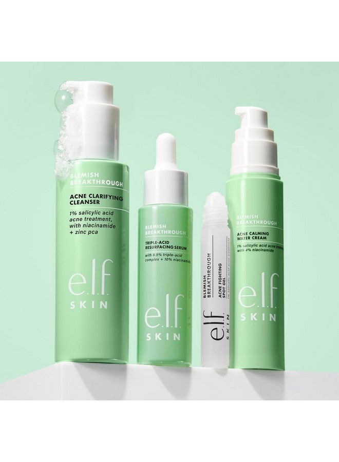 elf e.l.f. SKIN Blemish Breakthrough Clarifying Cleanser, Gel Cleanser For Removing Makeup, Controlling Oil & Clarifying Pores, 1% Salicylic Acid - Image 3