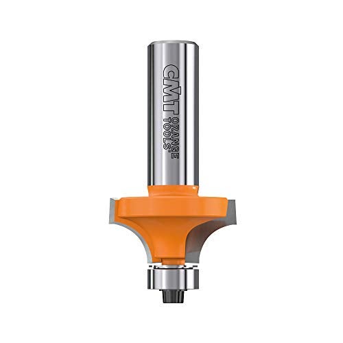 CMT ORANGE TOOLS CMT 838.817.11 Roundover Bit, 1/2-Inch Shank, 3/8-Inch Radius, Carbide-Tipped, Orange Grey Metal - Image 1