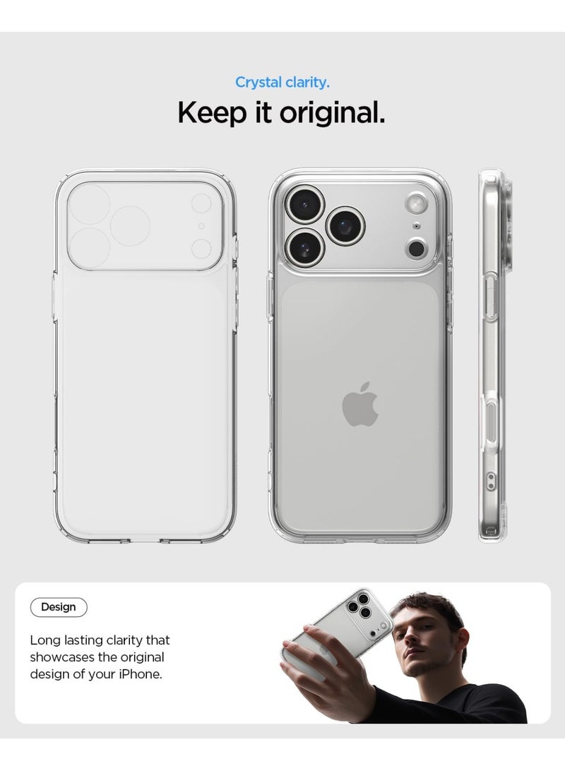 JCPal Clear Transparent Case for iPhone 17 Pro Max - Shockproof, Slim Fit, Premium Protection - Image 1