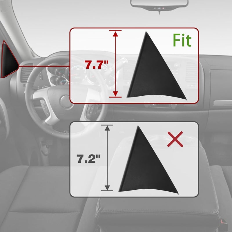 OKPARZ Front Door Upper Trim Panel for Chevrolet & GMC - Image 2