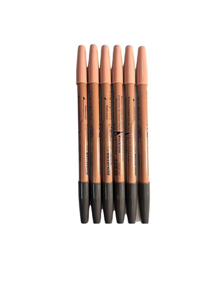 مجموعة اقلام تحديد حواجب +خافي عيوب مقاوم للماء من 6 قطعة - Image 2