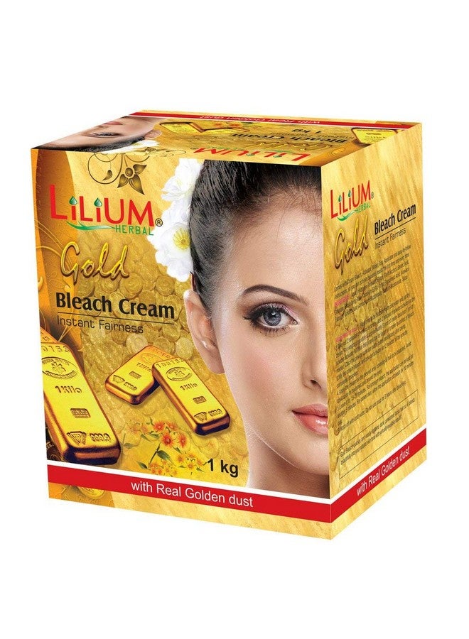 Lilium Herbal Gold Instant Fairness Bleach Cream; with real Golden dust 1 Kg
