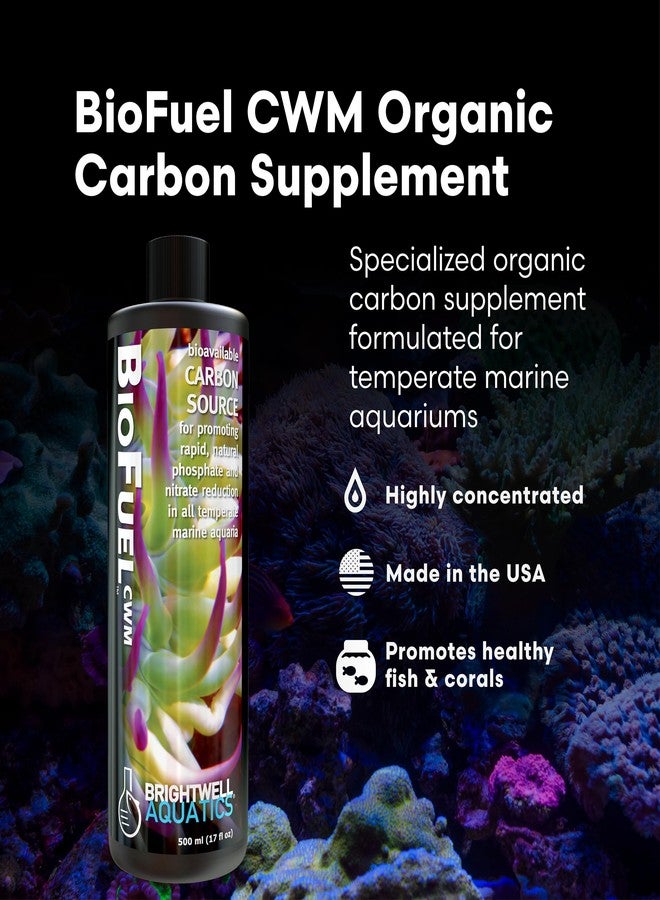 Brightwell Aquatics BioFuelCWM Coldwater Organic Carbon Source for Nitrate and Phosphate Reduction in Temperate Marine Aquariums Enhances Water Quality, 2L - Image 2