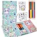 YOYTOO Panda Coloring Book Set with Coloring Pages Colored Pencils Art Supplies for Kids Ages 468 Arts Crafts Travel Coloring Kit for Girls 4 5 6 7 8 Year Old Birthday Gifts - Image 3