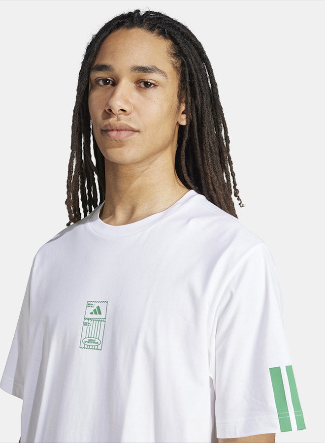 Adidas Stadium Ticket Loose Graphic T-Shirt - Image 4