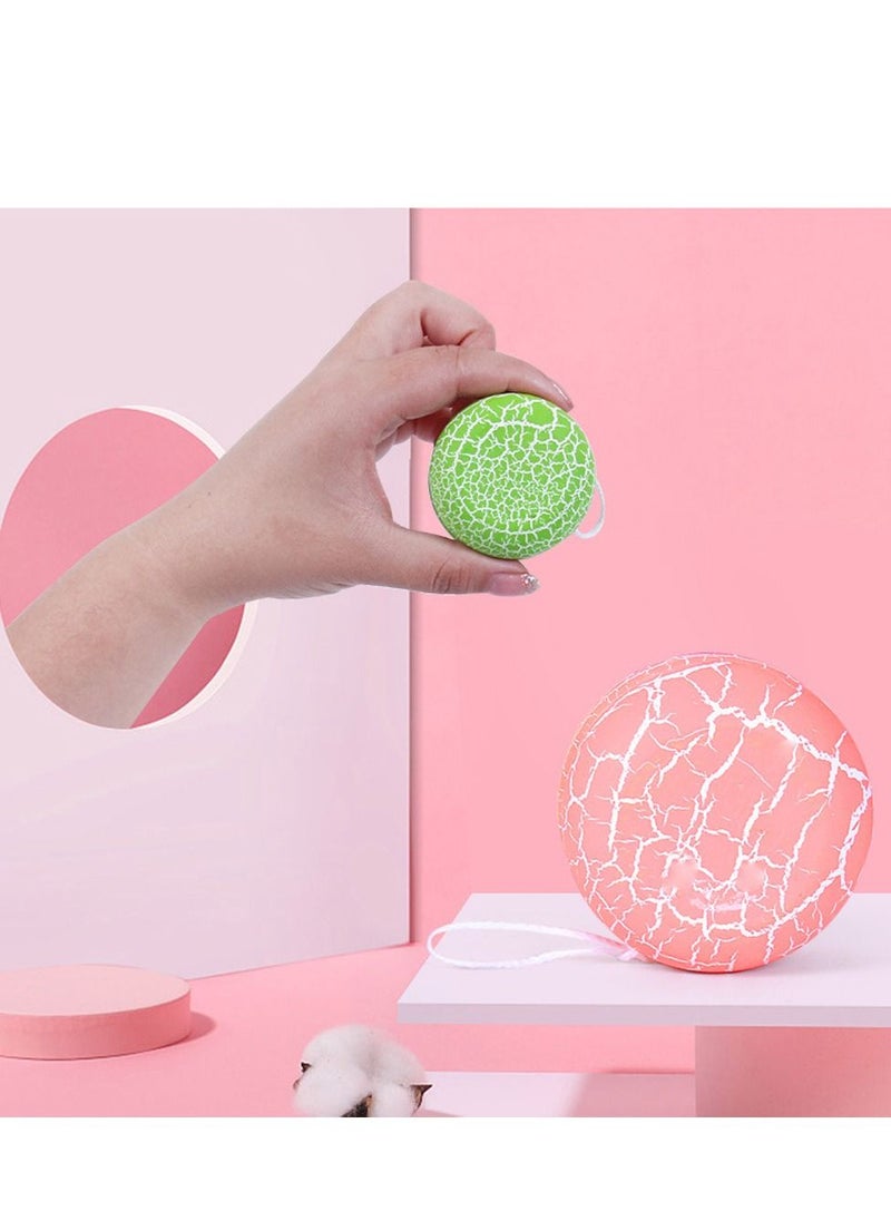 SYOSI - Yoyo Toy, Professional Looping Yoyo Responsive Yoyo Ball Wooden Yoyo Ball Toy with Crack Pattern for Kid Child Green - Image 1