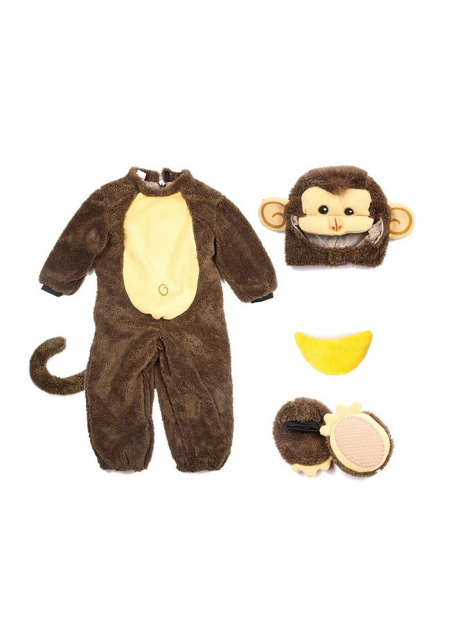 Spooktacular Creations Spooktacular Creations Halloween Toddler Monkey Costume Set with Toy Banana for Infant, Kids, Baby Halloween Dress Up, Safari Themed Parties (12-18 Months)  - Image 5