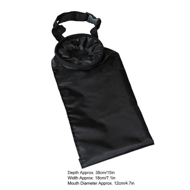 Foldable Car Trash Bag Oxford Cloth - Hanging Car Garbage Bag with Buckle for Travel Home Office - Image 3
