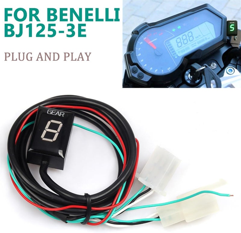 Vuzmode Motorcycle Gear Indicator for Benelli TNT125 - Image 3