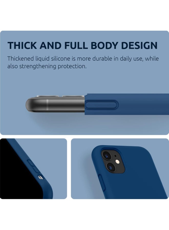 iPhone 11 Case Cover liquid Silicone Case with Micro fiber lining Cushion For iPhone 11 6.1-inch - Image 5