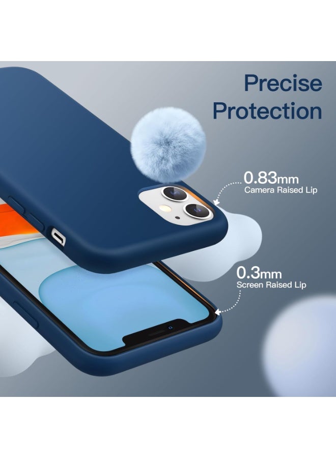 iPhone 11 Case Cover liquid Silicone Case with Micro fiber lining Cushion For iPhone 11 6.1-inch - Image 3
