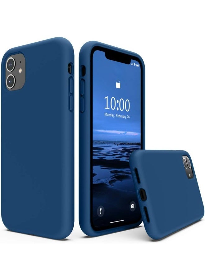 iPhone 11 Case Cover liquid Silicone Case with Micro fiber lining Cushion For iPhone 11 6.1-inch - Image 1