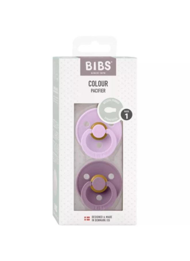 BIBS Pacifier Symmetrical 0-6 Months 2 Pcs  - Image 1