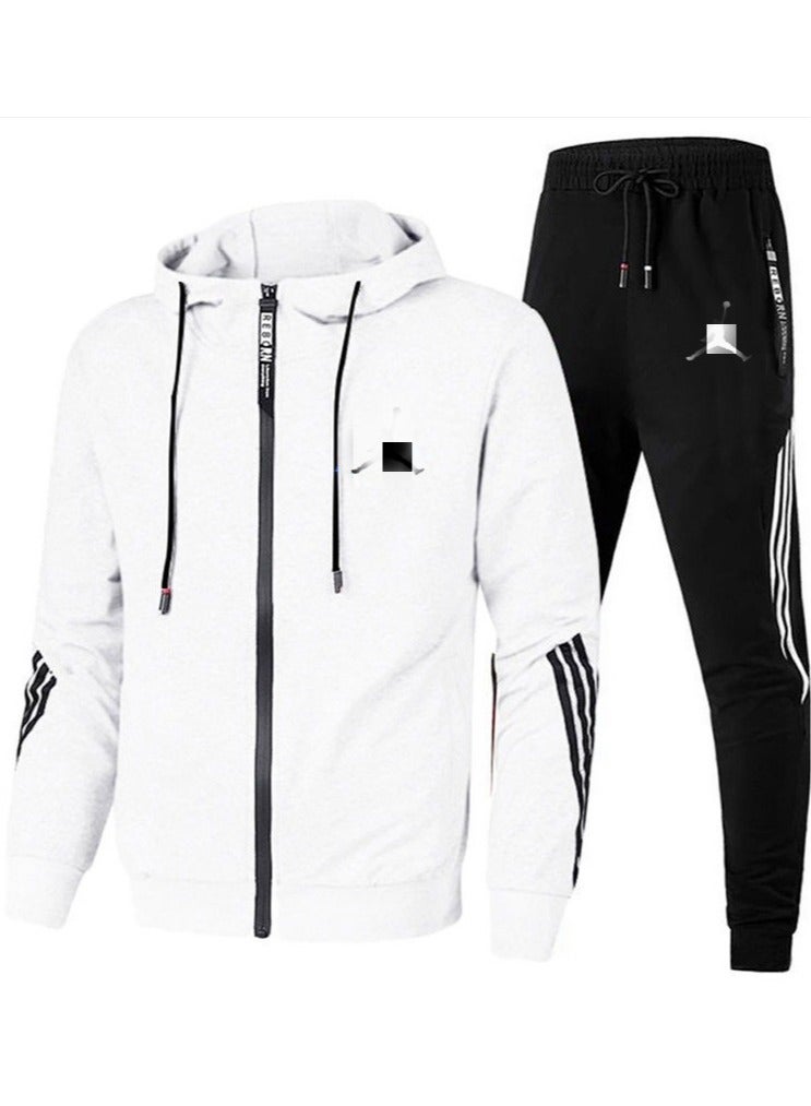 KUYING Men's Loose Sportswear And Sports Pants Two-Piece Set  - Image 1
