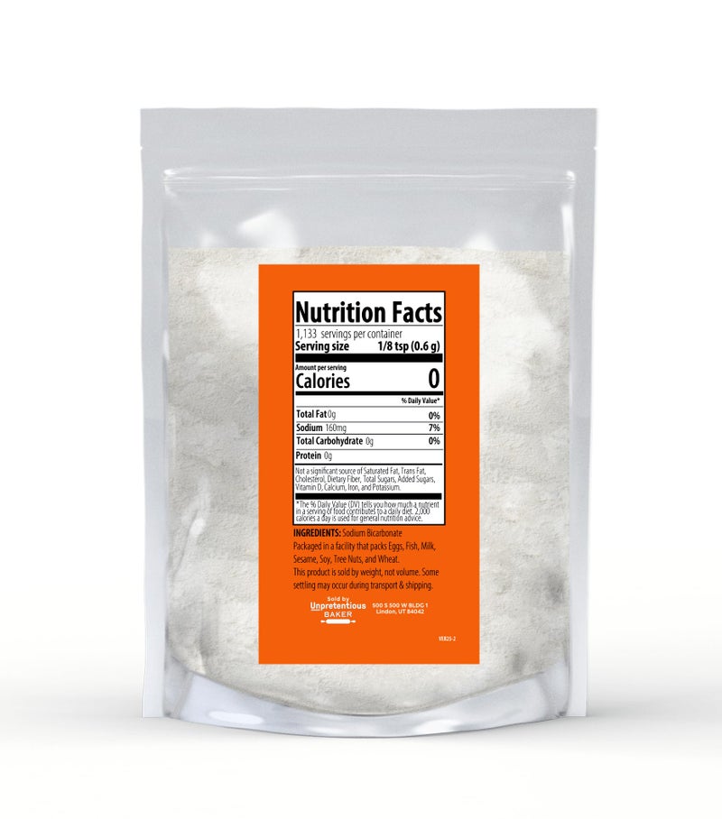 Unpretentious Baking Soda, 1.5 lb, Pure Sodium Bicarbonate - Image 2