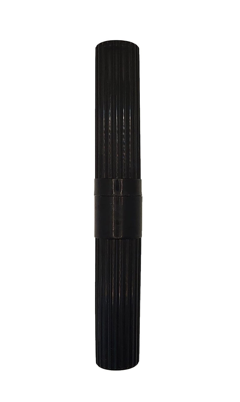 American Comb American Comb Toothbrush Holder Black  Made in The USA WVentilation Holes 
