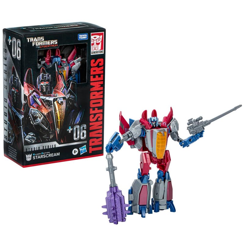 Transformers Toys Studio Series Voyager War for Cybertron 06 Gamer Edition Starscream 65inch Converting Action Figure 8 - Image 3
