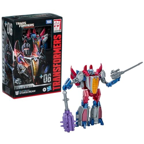 Transformers Toys Studio Series Voyager War for Cybertron 06 Gamer Edition Starscream 65inch Converting Action Figure 8 - Image 1