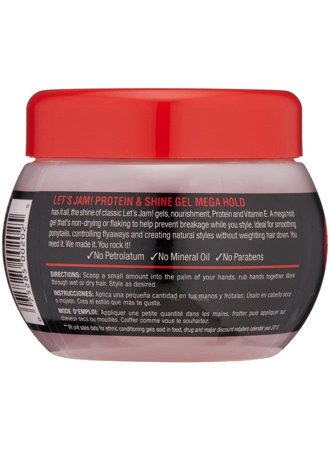 SoftSheen-Carson Let's Jam! Conditioning Hair Gel, Mega Hold for All Hair Types, with Protein, Vitamin E, No Parabens, No Mineral Oil, 9 oz - Image 3