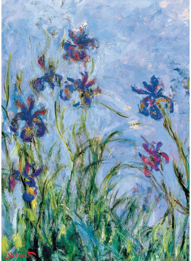 eurographics Irises By Claude Monet 1000 Piece Puzzle - Image 3