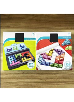 Love Puzzle Colorful Puzzle Smart Portable Breakthrough Toy Desktop Battle Thinking Logic Board Game-Color:Love Spell + Three-dimensional Magic Beads (level 120)