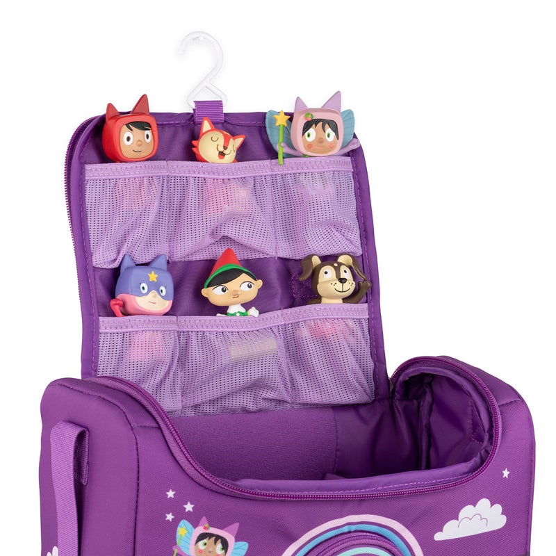 Tonies Listen & Play Bag - Secure Protection for your Toniebox, Headphones, Charging Station, and 6 Characters - Over the Rainbow - Image 3