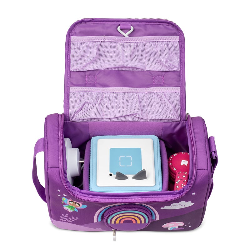 Tonies Listen & Play Bag - Secure Protection for your Toniebox, Headphones, Charging Station, and 6 Characters - Over the Rainbow - Image 2