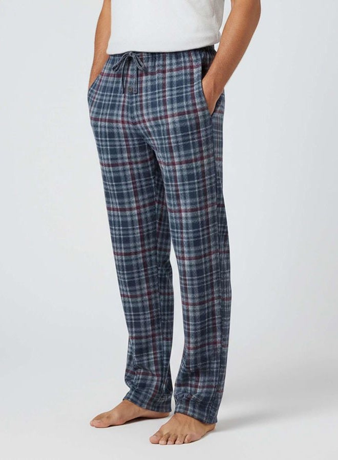REALESSENTIALS 3 Pack: Mens Pajama Pants Lounge Fleece Buffalo Plaid Men PJ Bottoms Sleep Pockets Christmas Microfleece Men Pajamas Pjs Sleeping Sleepwear Night Knit Fluffy Winter Warm Sleeping Fuzzy SET 7-XL - Image 3