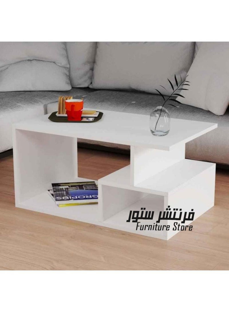 فرنتشر ستور ترابيزة قهوة - ارتفاع 40 سم - عرض 80 سم - عمق 40 سم ، من فرنتشر ستور. - Image 1