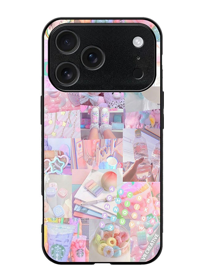 VR CREATIVE Protective Case Cover For Apple iPhone 17 Pro Max Cute Collage Design Multicolour