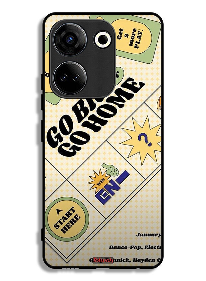 Tolwak Tecno Camon 20 Protective Case Cover Go Big Or Go Home - Image 1