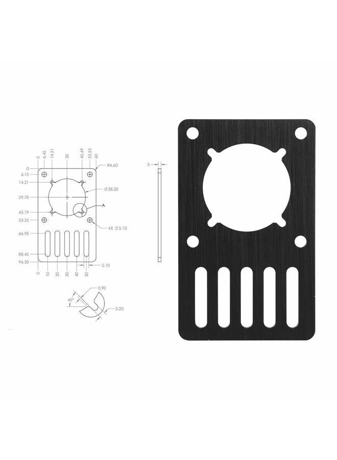 Wendry 3D Printer Mounting Plate, NEMA23 Stepper Motor CNC Mounting Plate, Motor Fixed 3D Printer Accessories, High Temperature Resistance and Anti-Friction - Image 4