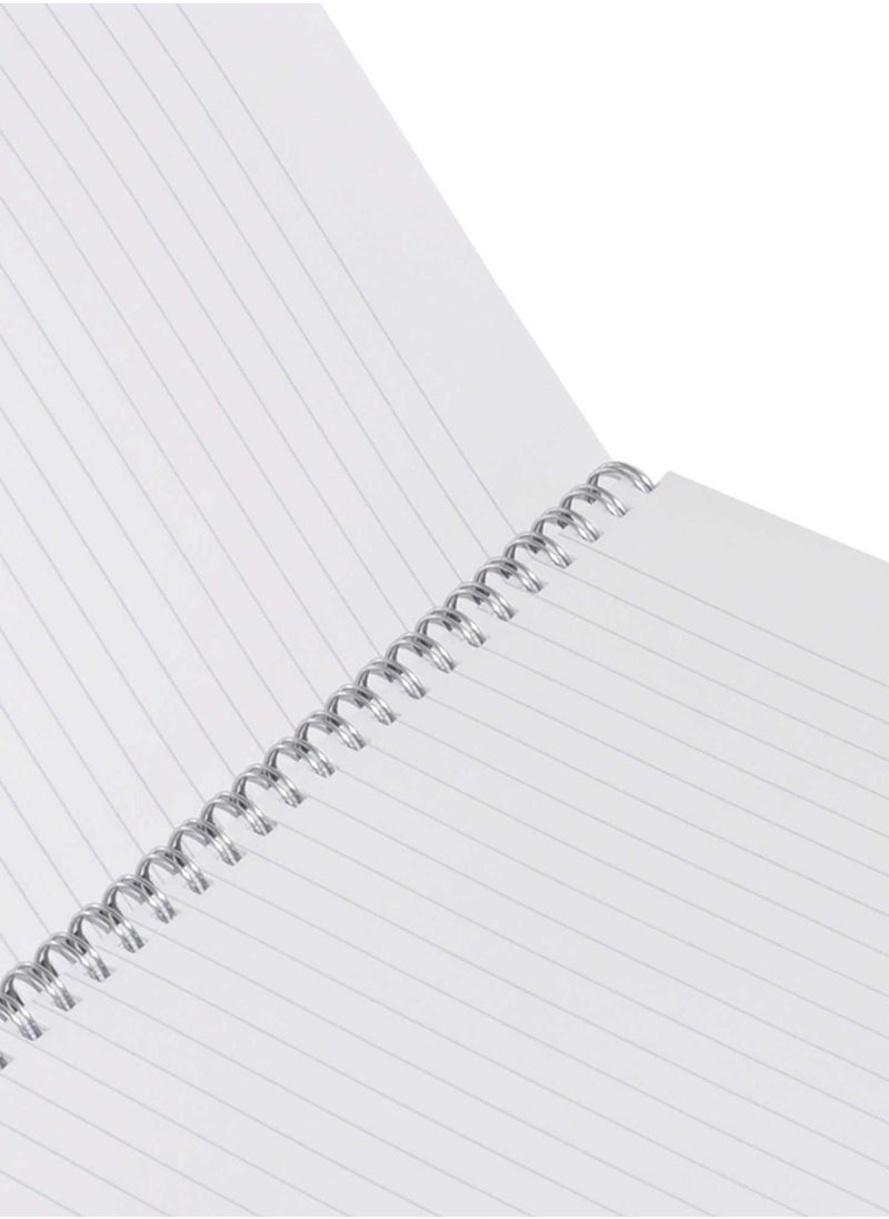 Light FIS LIGHT Pack of 10 Spiral Soft Cover Notebook, Single Line, 10X8 Inches (25.4 X 20.32 Cm) 100 Sheets -LINB1081710S  - Image 2