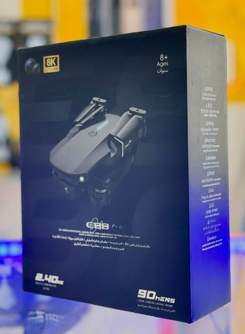 E88 Drone Camera-8K ULTRA HD 2.4GHZ - Image 2