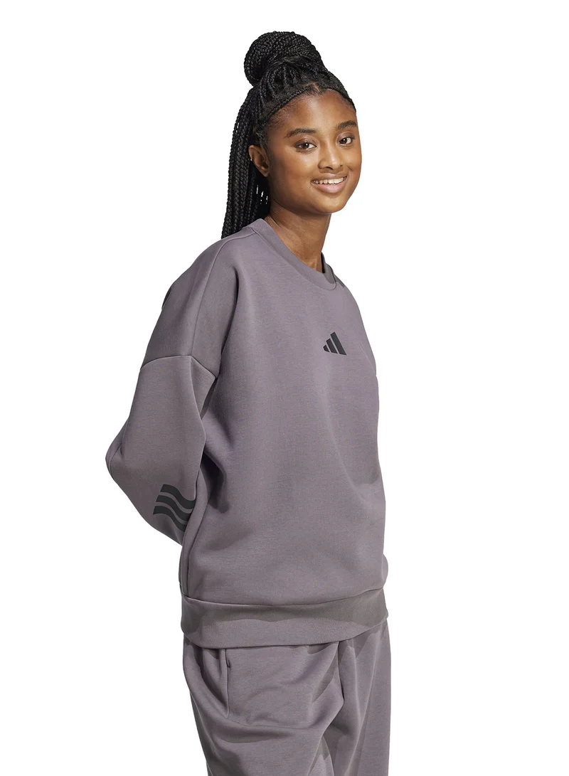 Adidas Future Icons3 Stripe Sweatshirt