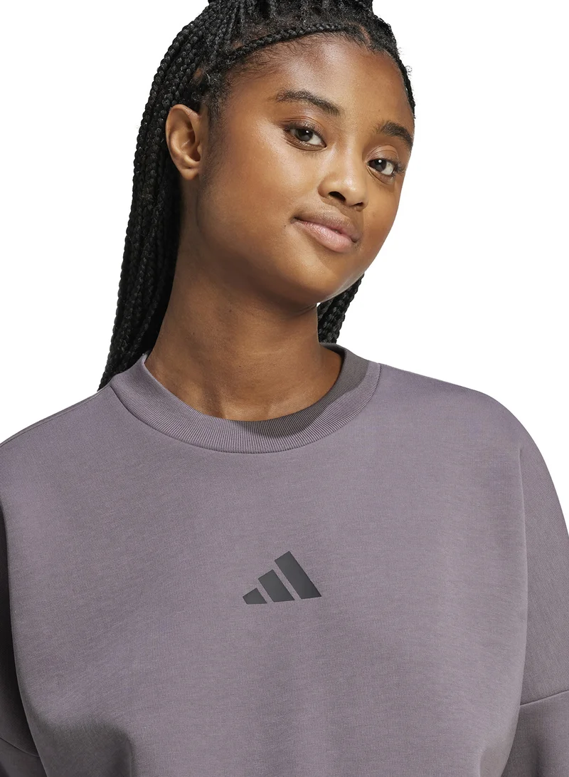 Adidas Future Icons3 Stripe Sweatshirt