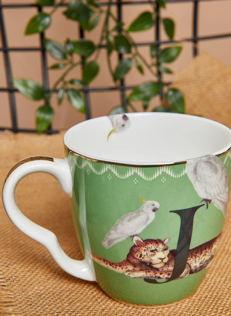YVONNE ELLEN Alphabet Mug - Jaguar