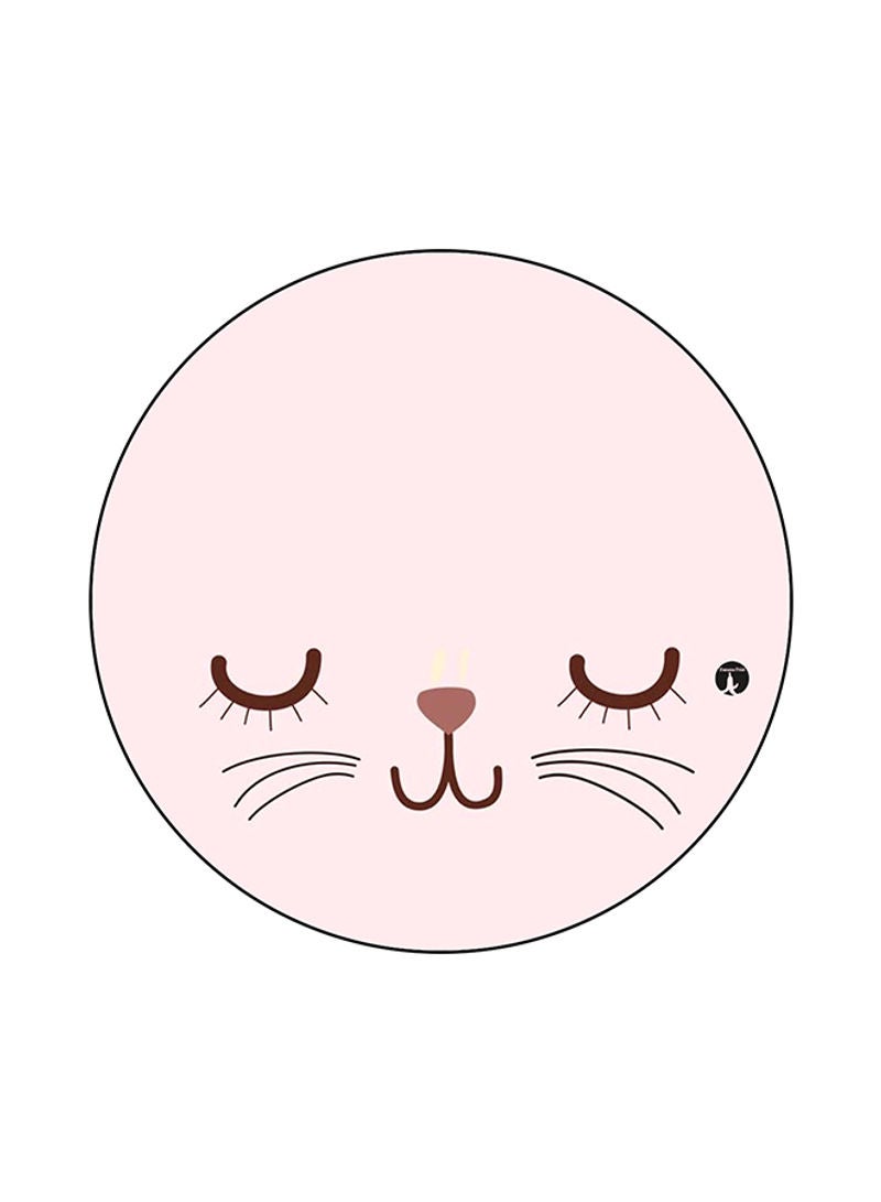 Printed Round Mouse Pad Multicolour