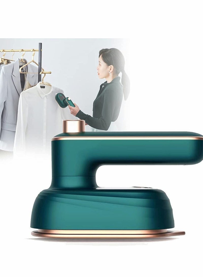 Y&D Portable Mini Ironing Machine, Foldable Travel Garment Steamer, Machine Rotatable Handheld Steam Iron for Home Business  - Image 1