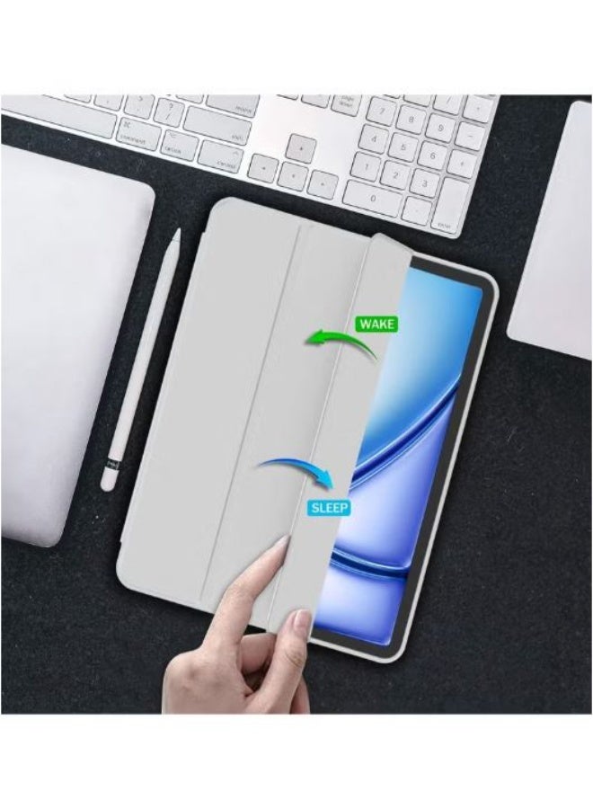 RYN iPad Air 13 Inch M2 2024 Smart Case with Pencil Holder, Auto Wake/Sleep, Touch ID Compatible - Image 2