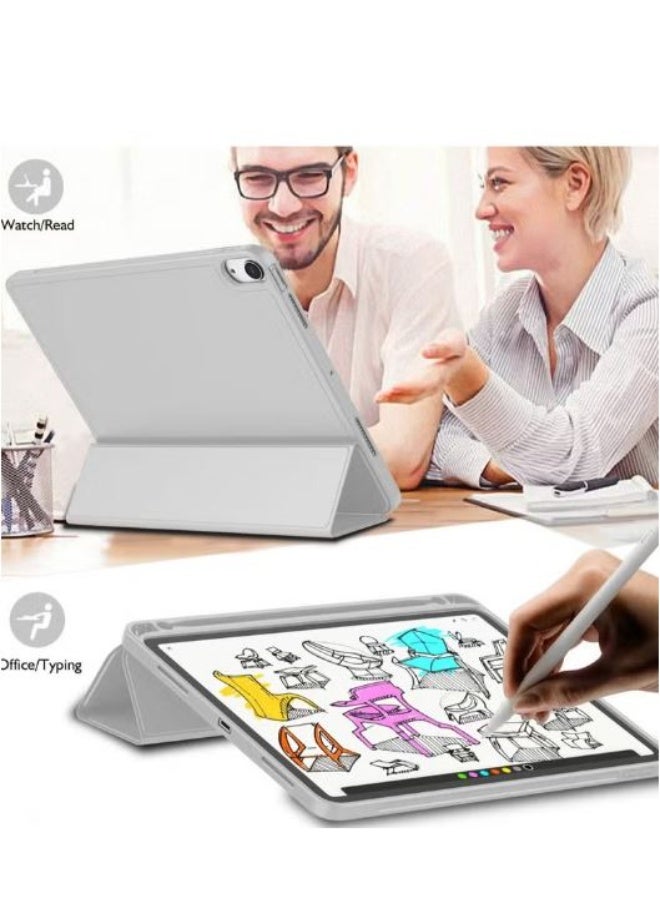 RYN iPad Air 13 Inch M2 2024 Smart Case with Pencil Holder, Auto Wake/Sleep, Touch ID Compatible - Image 3