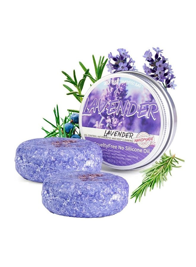 QUAAM 2Pcs Shampoo Bar For Gray Hairpurple Rain Shampoo Bar For Grey Hairshampoo And Conditioner Bars For Thinning Hair For Men & Women - Image 1