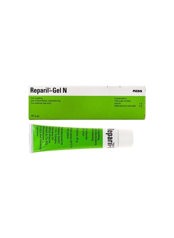 MEDA Reparil Gel N 40g | Cooling Topical Gel for Muscle & Joint Care | Fast-Absorbing Massage Gel for Active Lifestyle - Image 1
