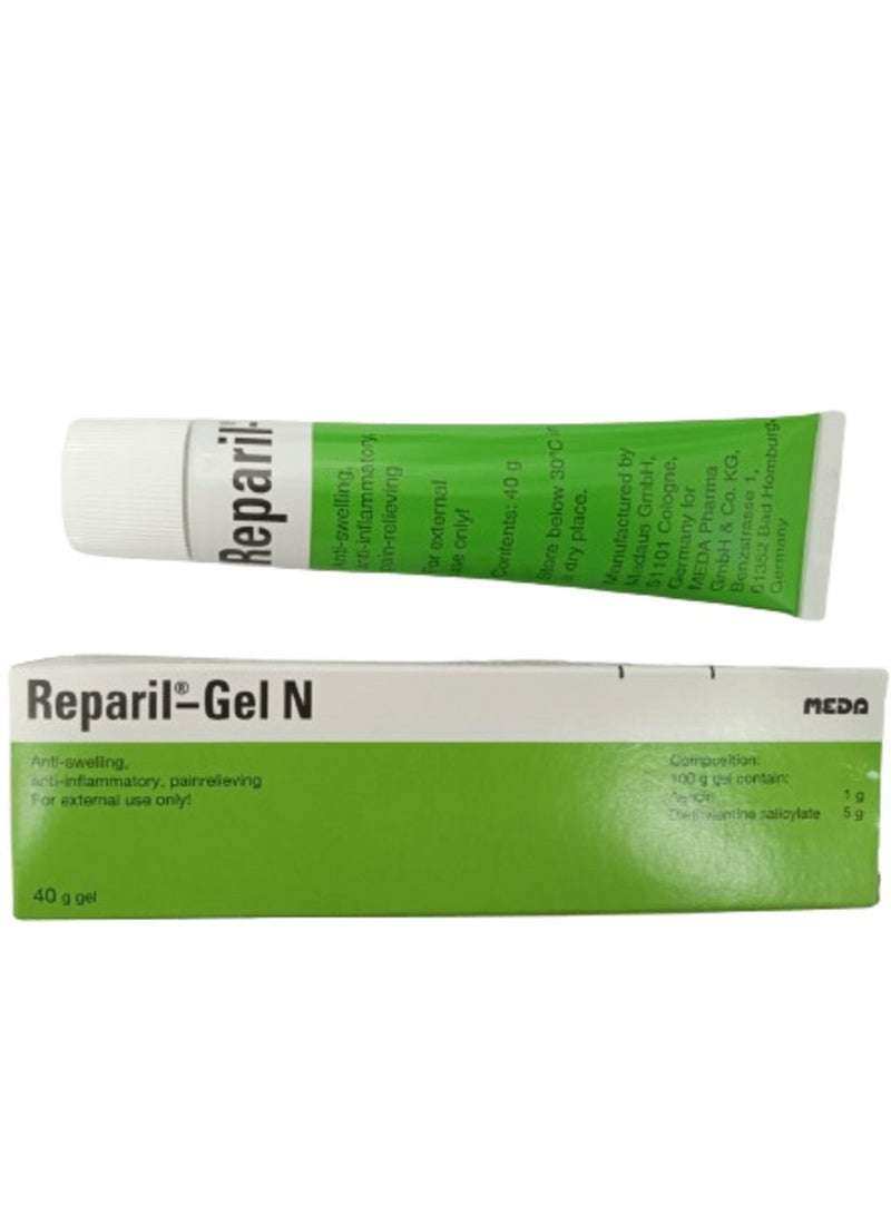 MEDA Reparil Gel N 40g | Cooling Topical Gel for Muscle & Joint Care | Fast-Absorbing Massage Gel for Active Lifestyle - Image 2